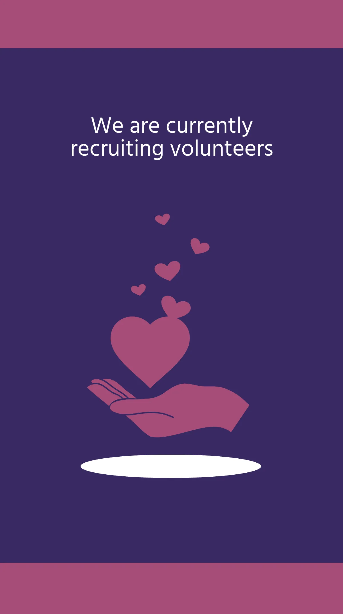 Free Volunteer Recruitment Instagram Story Template to Edit Online