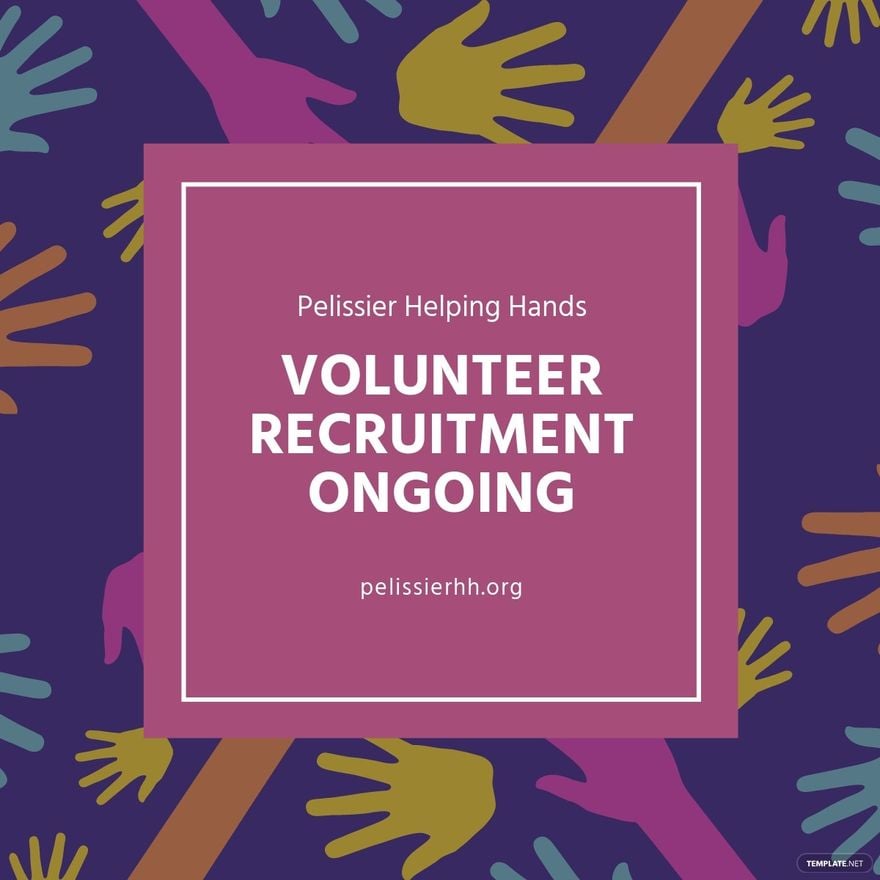Volunteer Recruitment Linkedin Post Template