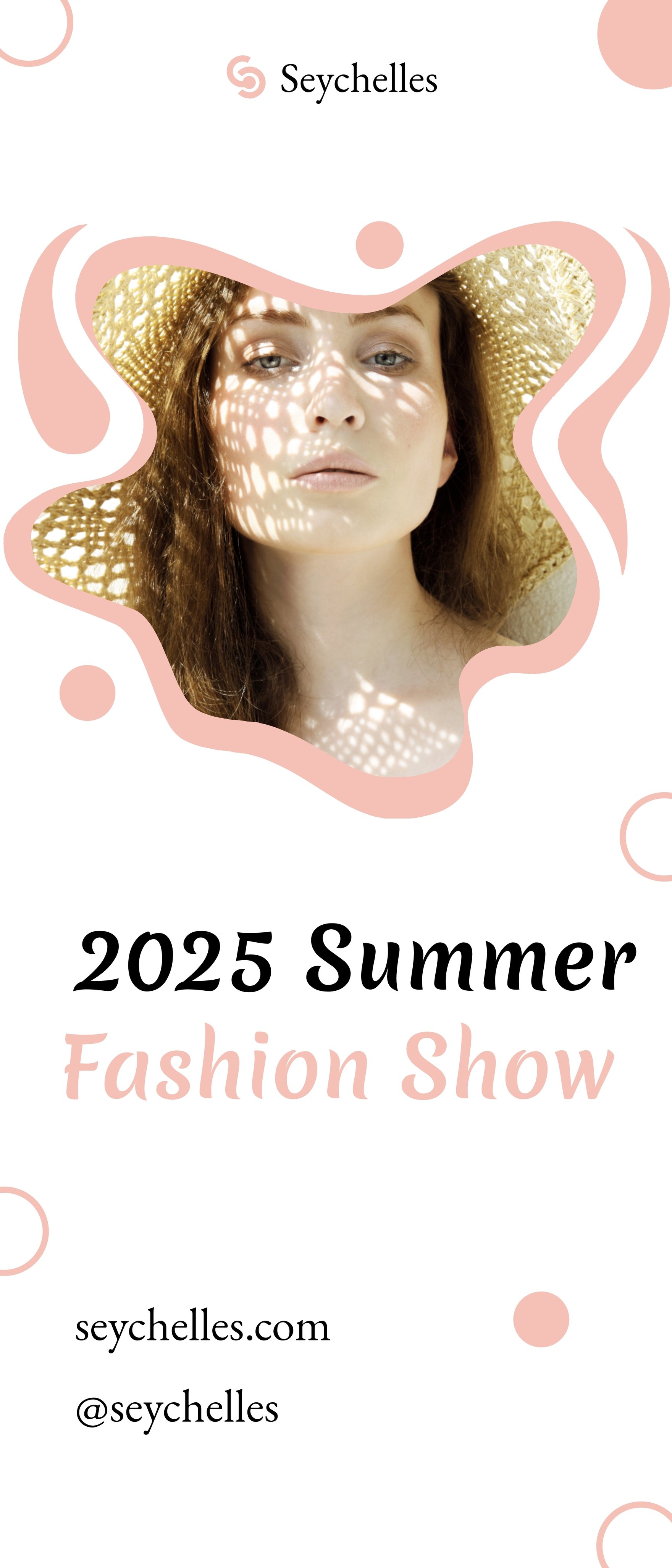 Fashion Show Roll-Up Banner Template