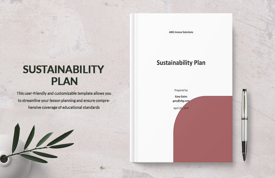 FREE Sustainability Plan Word Template Download