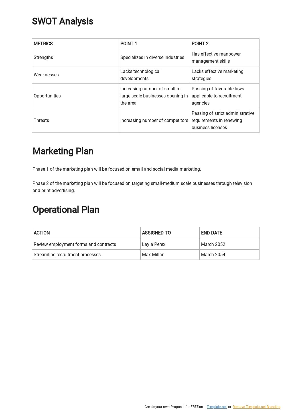 5 Year Strategic Business Plan Template [Free PDF] - Google Docs, Word