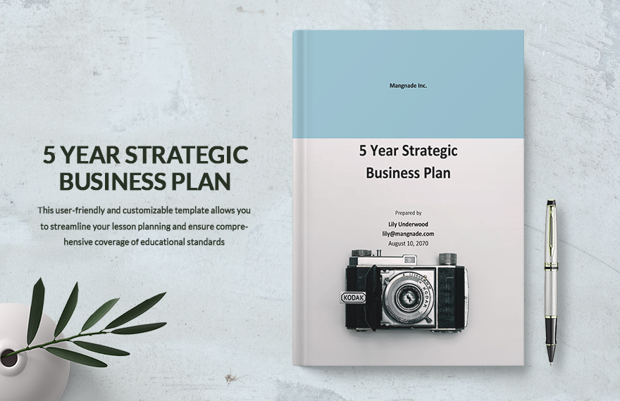 5 Year Strategic Business Plan Template