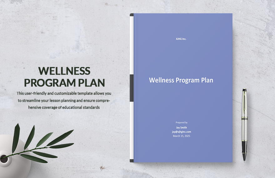Wellness Program Plan Template