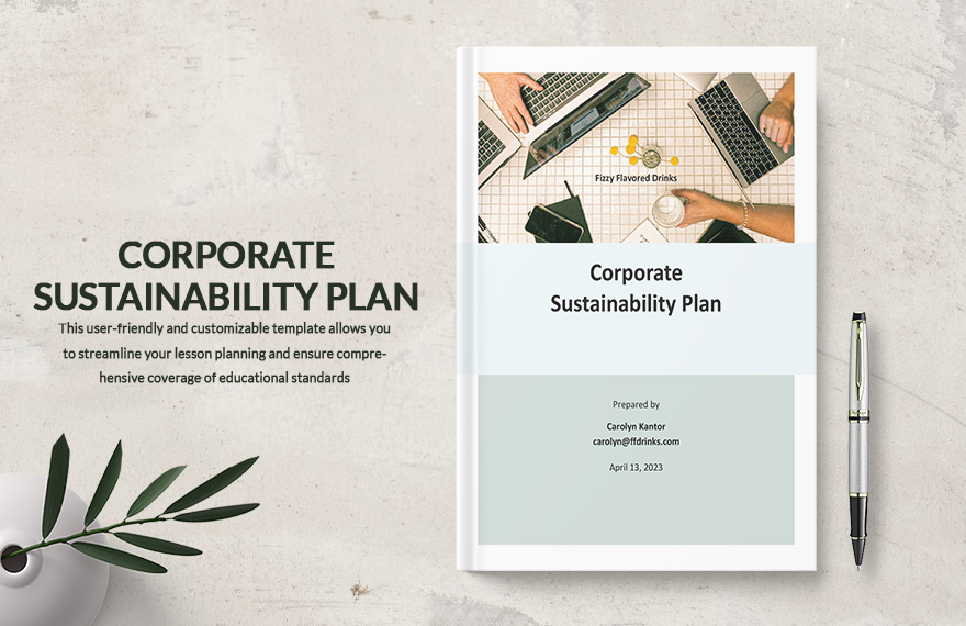Corporate Sustainability Plan Template