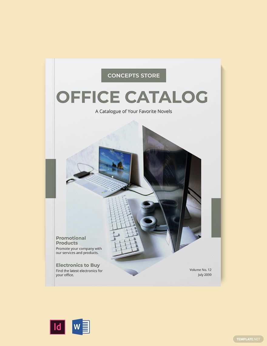 Office Concepts Catalog Template in Word, PDF, InDesign
