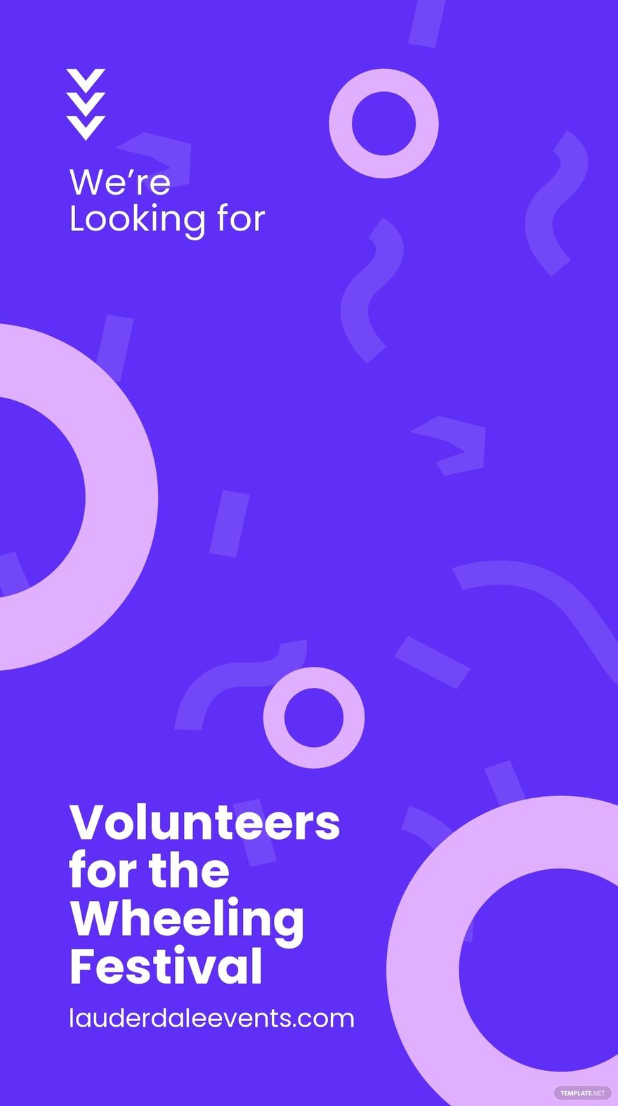 Event Volunteering Ad Snapchat Geofilter Template