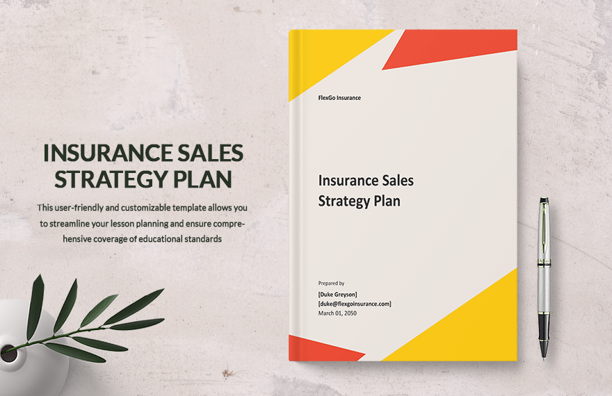 Insurance Sales Strategy Plan Template