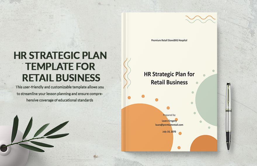 HR Strategic Plan Template for Retail Business 