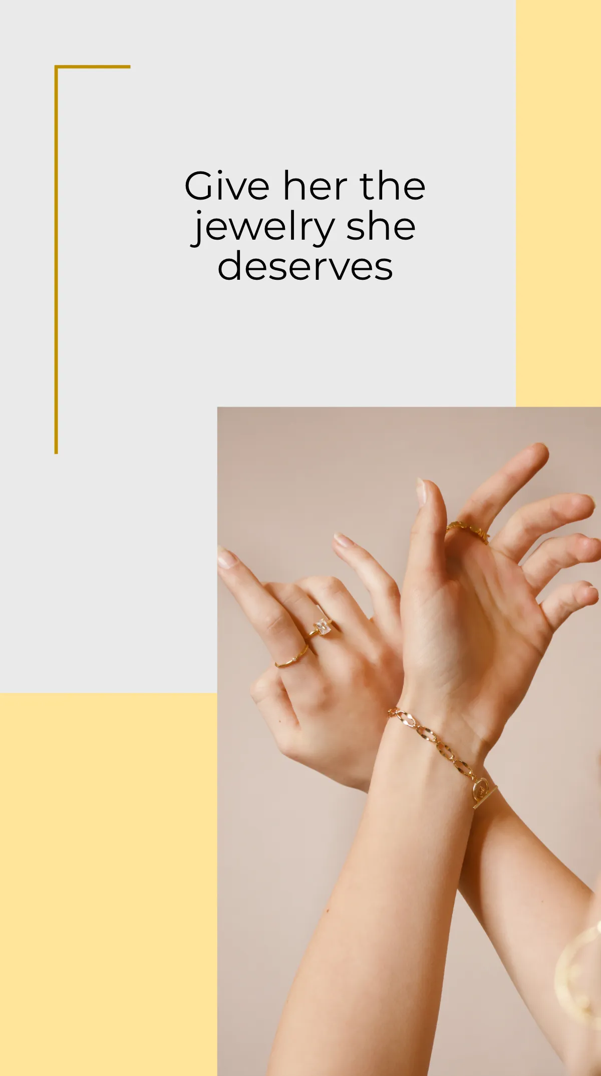 Free Jewelry Sale Instagram Story Template to Edit Online
