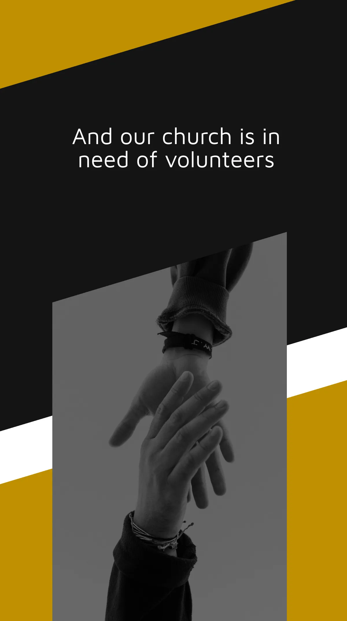 Free Church Volunteer Instagram Story Template to Edit Online