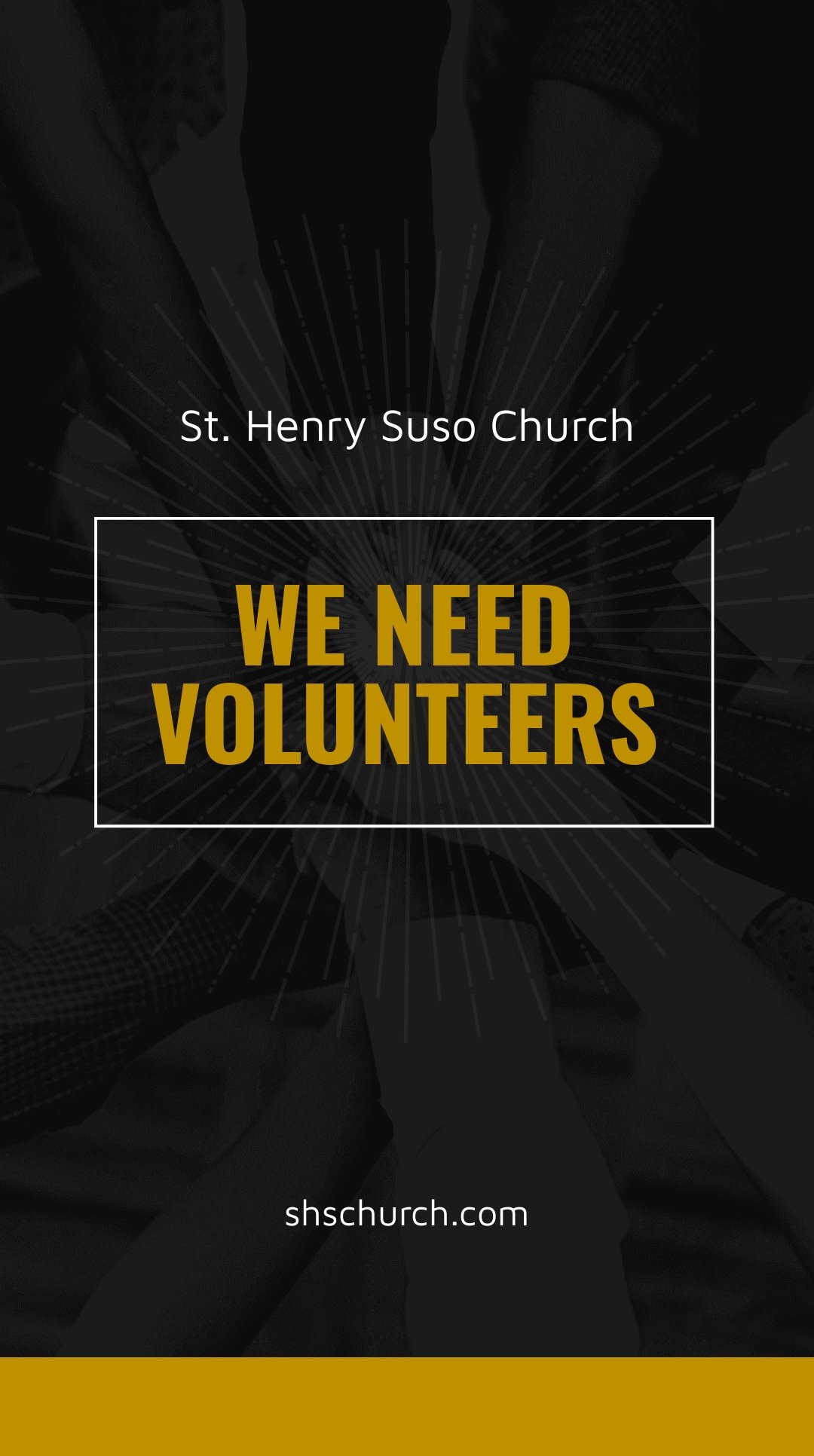 Church Volunteer Instagram Story Template