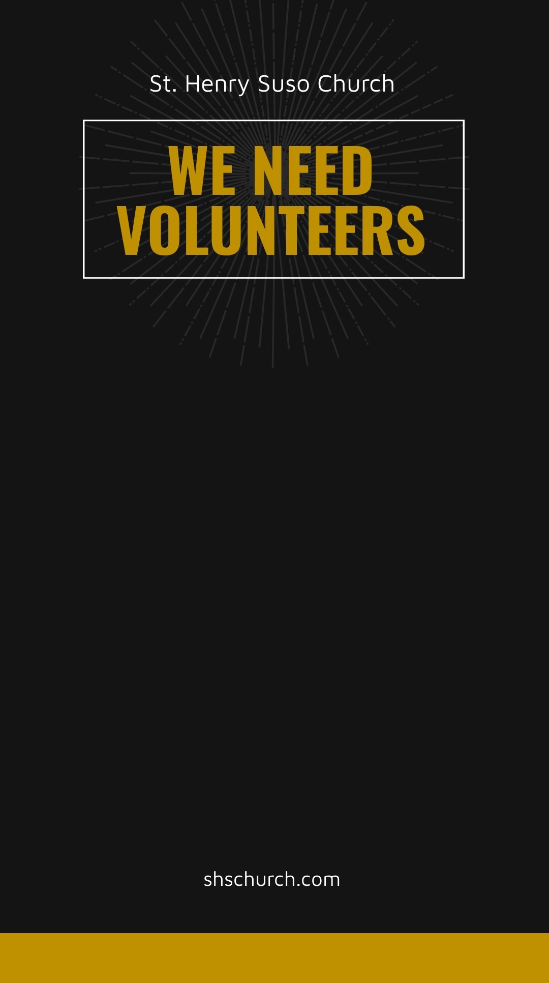 Church Volunteer Snapchat Geofilter Template
