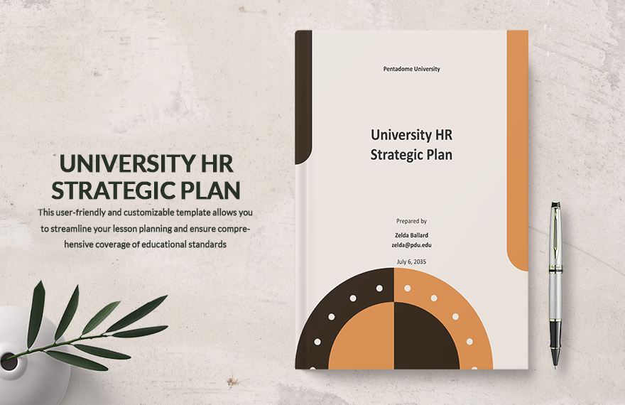 University HR Strategic Plan Template