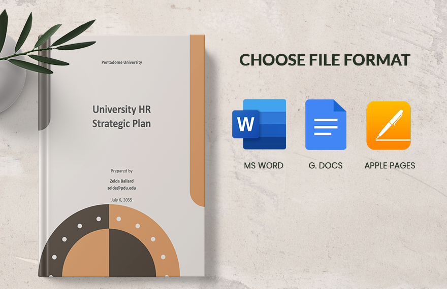 University HR Strategic Plan Template