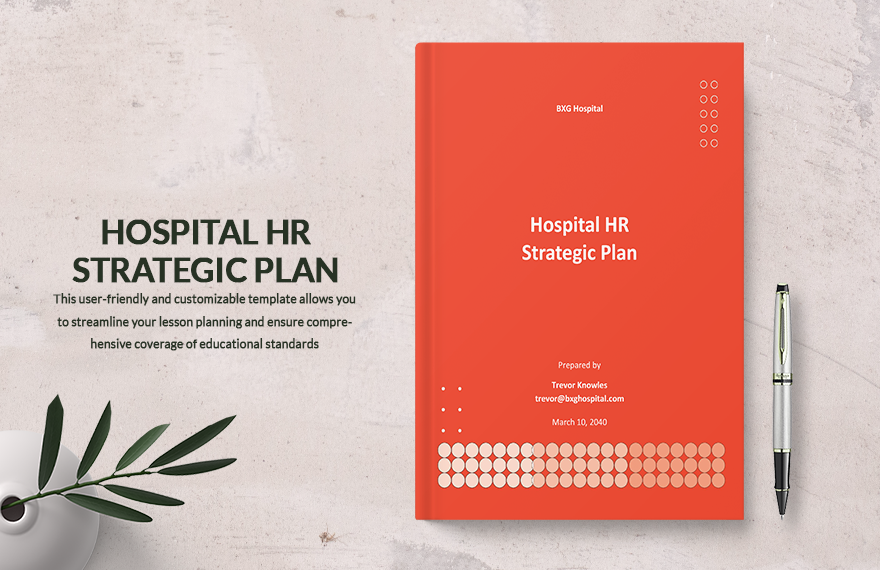 Hospital HR Strategic Plan Template