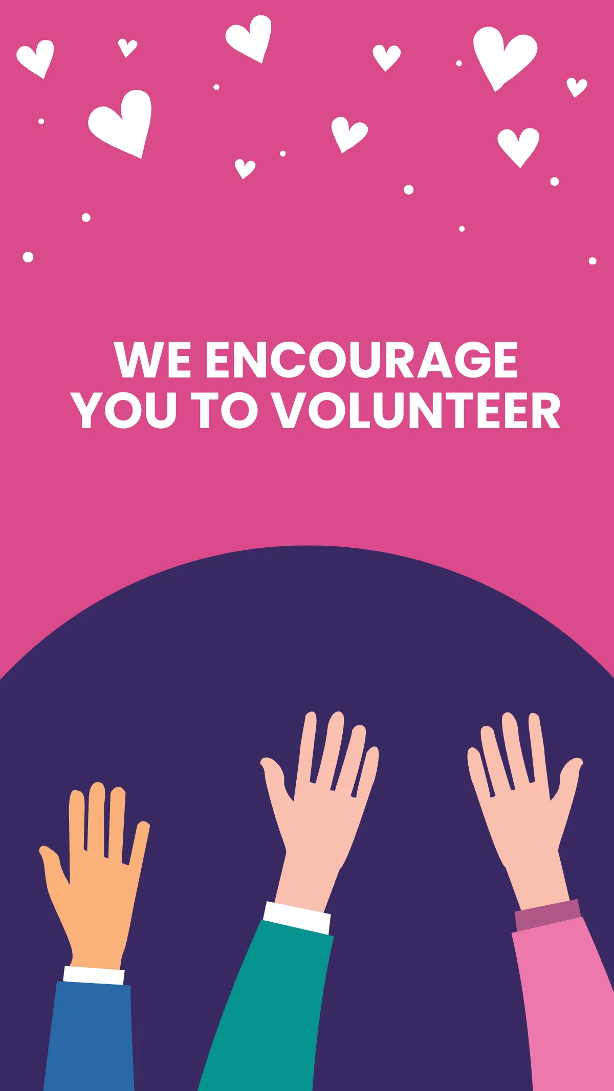 Free Volunteer Promotion Instagram Story Template to Edit Online