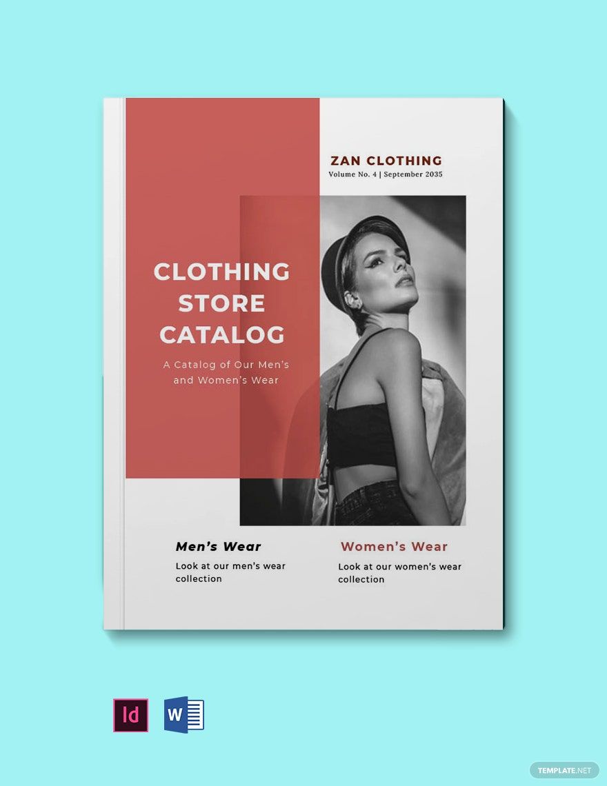Clothing Store Catalog Template