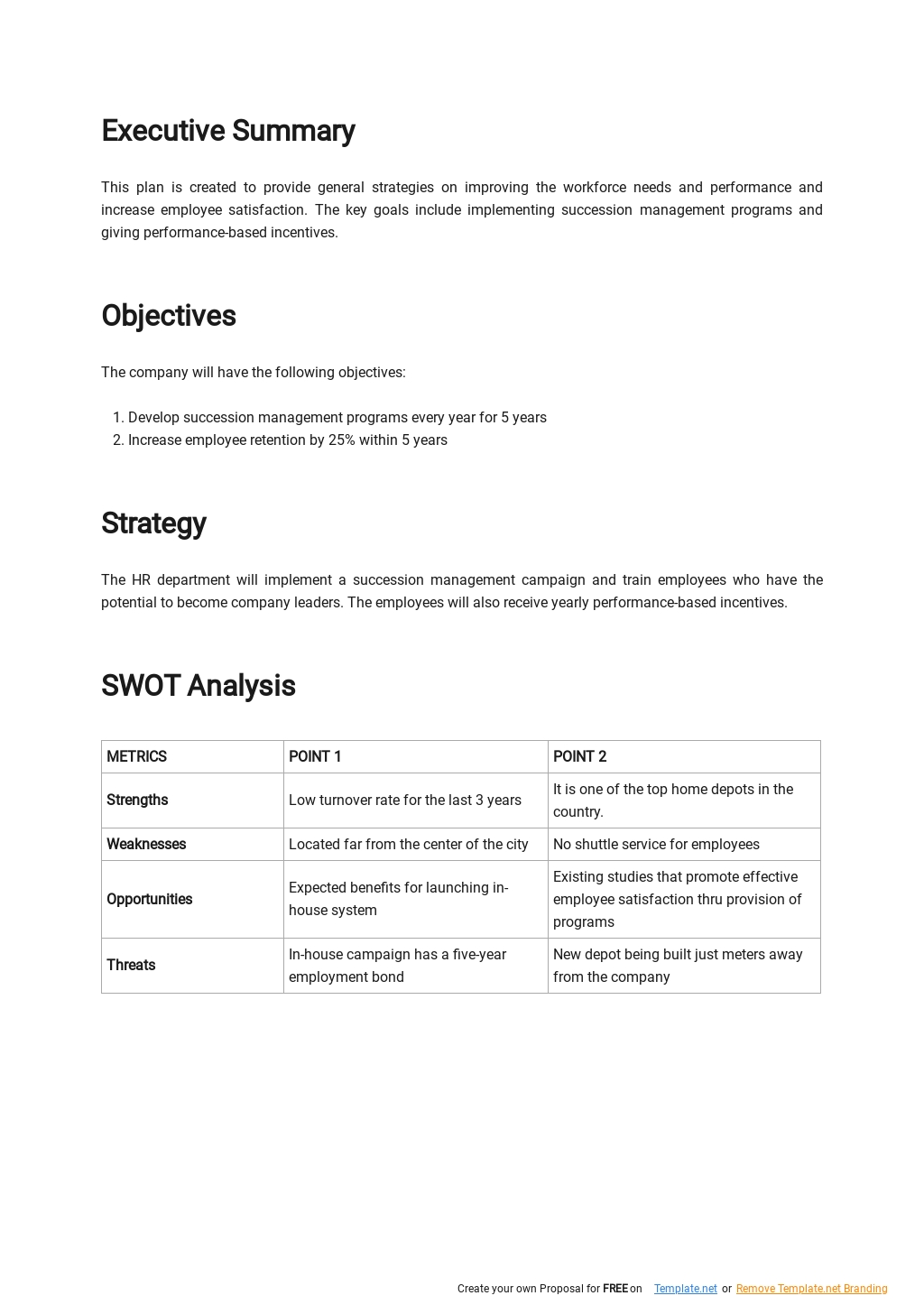 Five Year HR Strategic Plan Template in Google Docs, Word, PDF ...