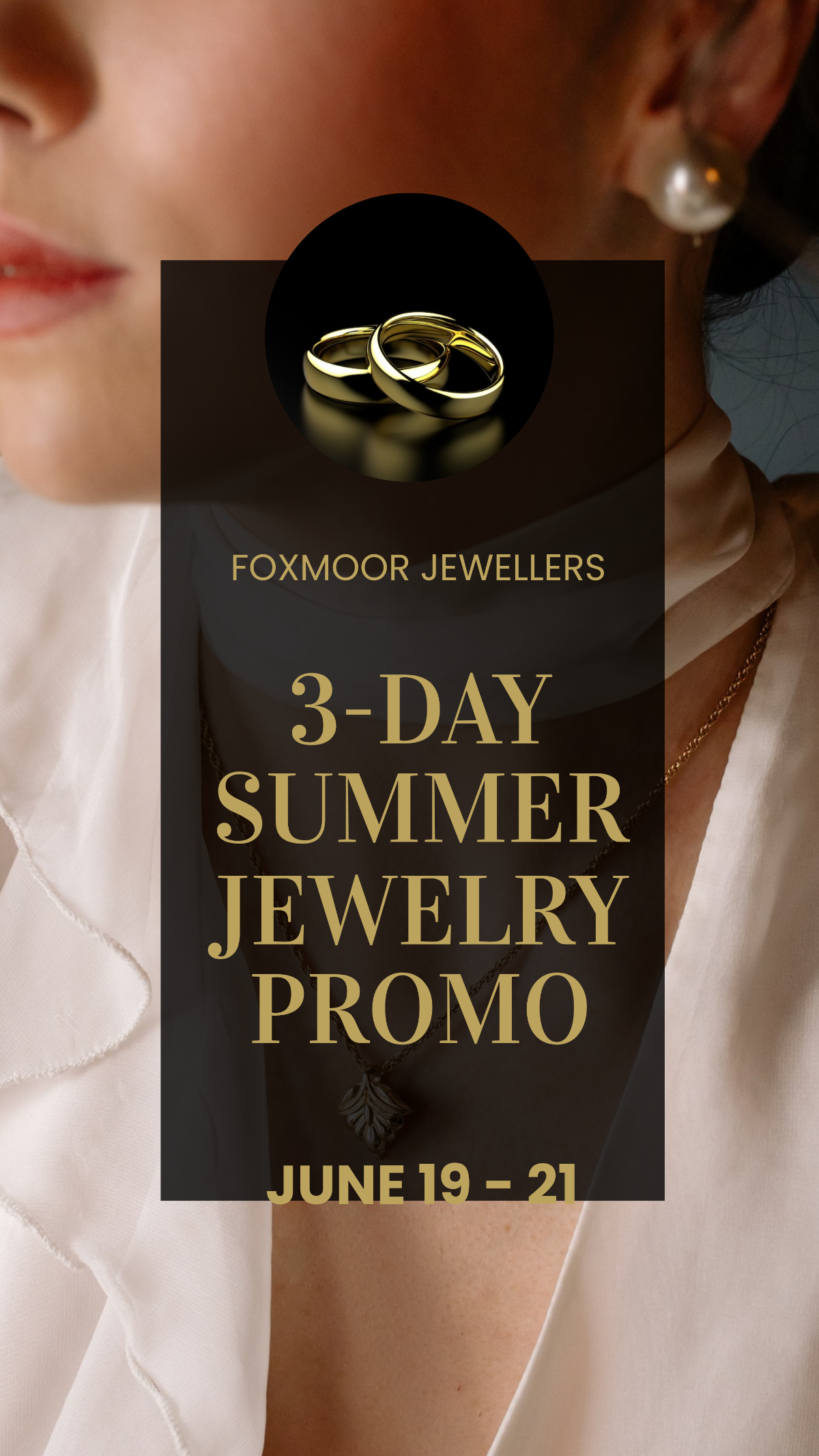 Free Jewelry Promotion Whatsapp Post Template to Edit Online