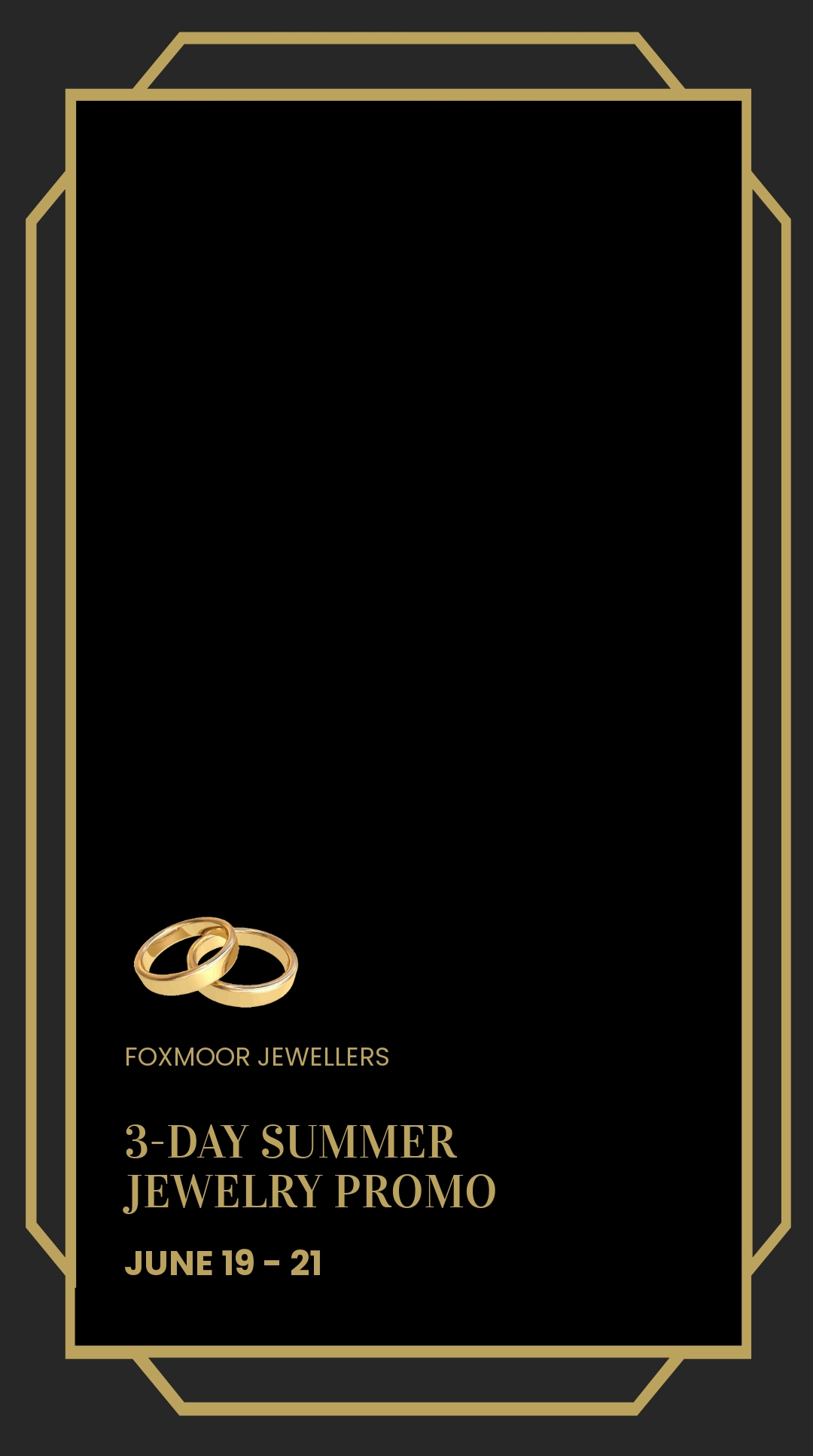 Jewelry Promotion Snapchat Geofilter Template