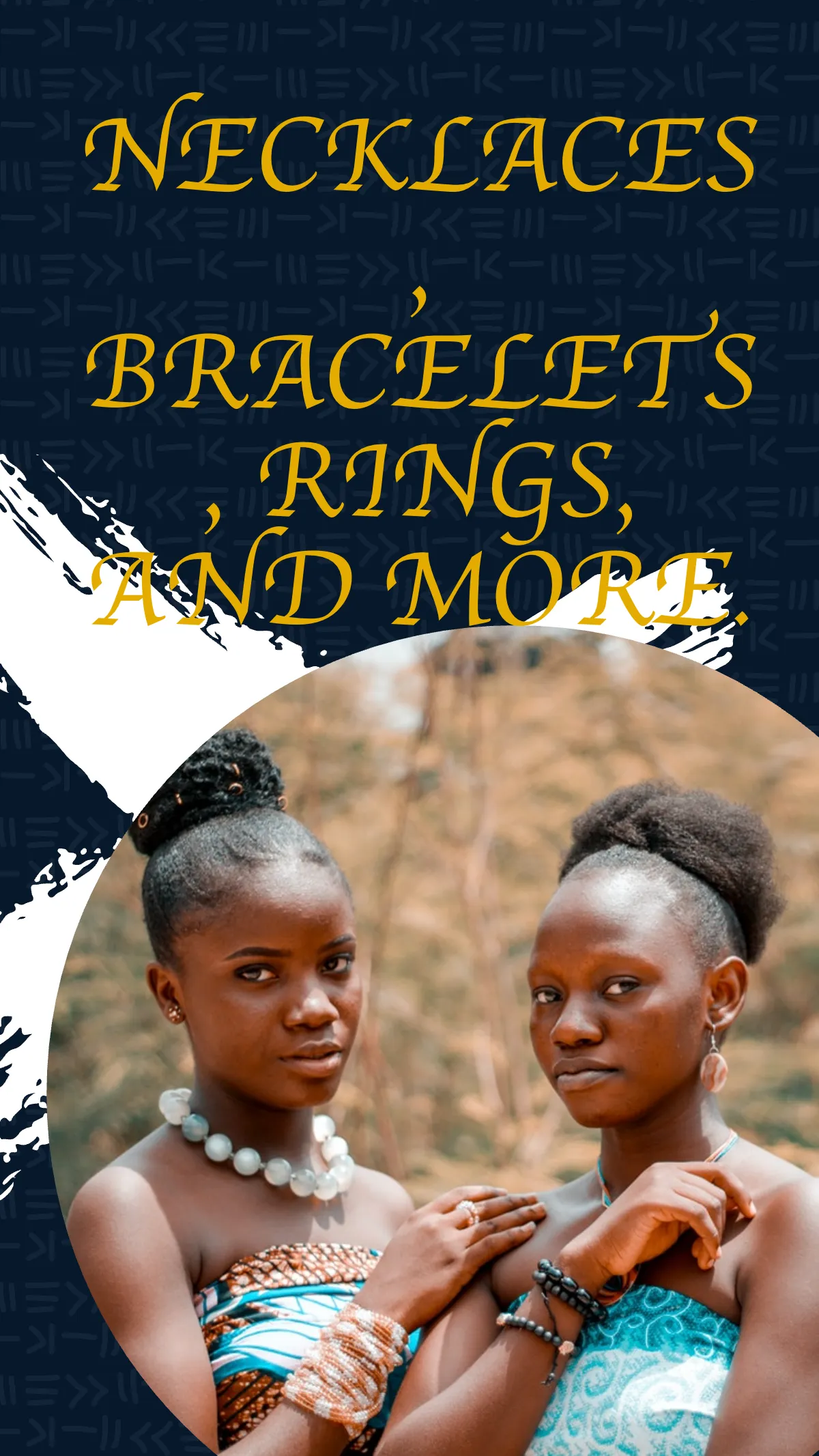 Free Tribal Jewelry Instagram Story Template to Edit Online