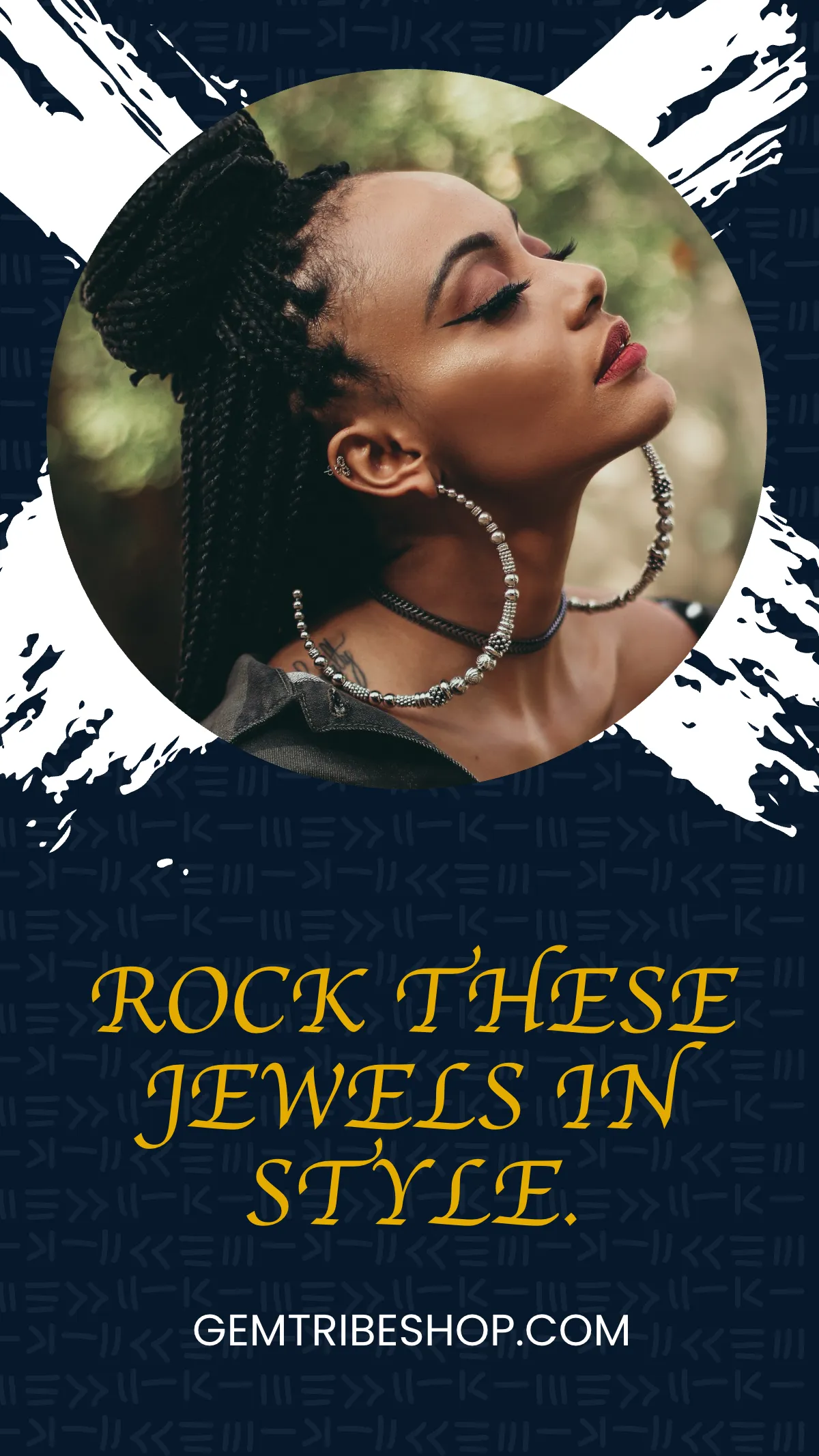 Free Tribal Jewelry Instagram Story Template to Edit Online