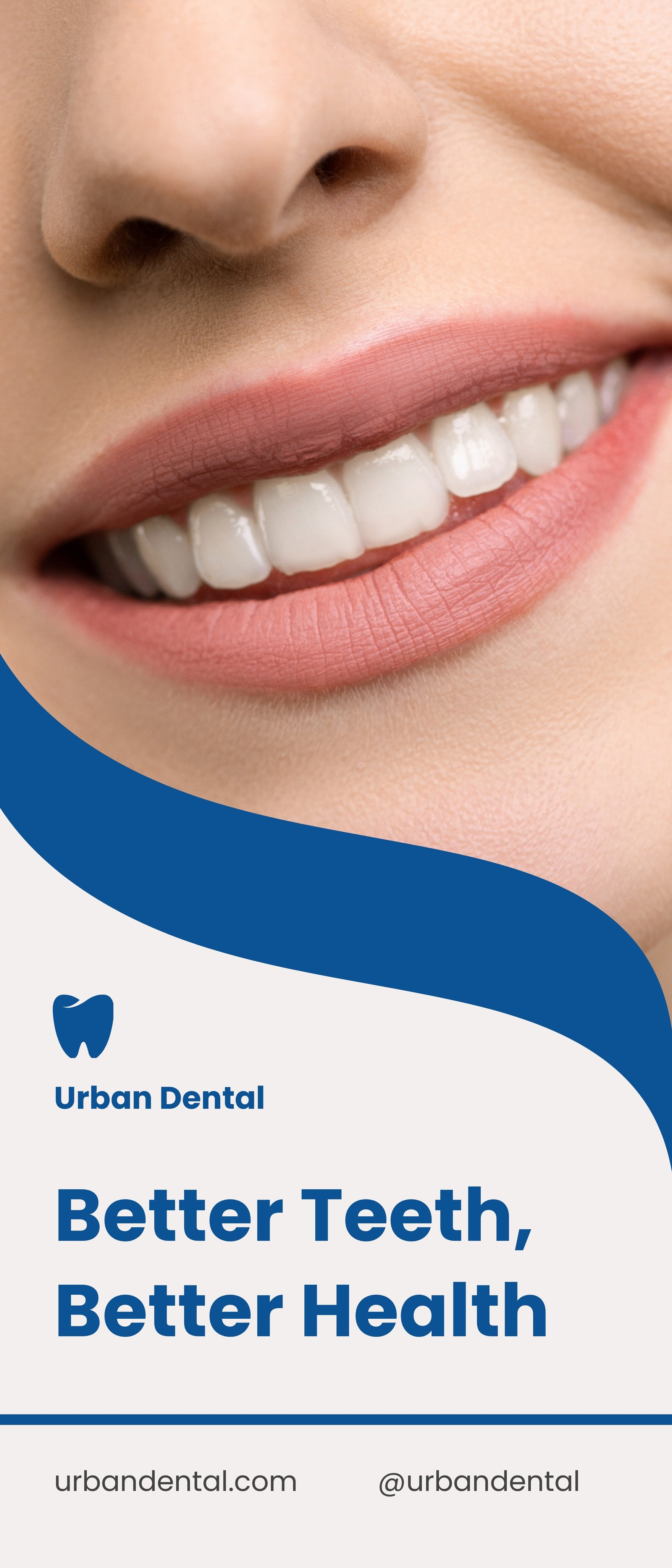 Dental Care Roll Up Banner Template