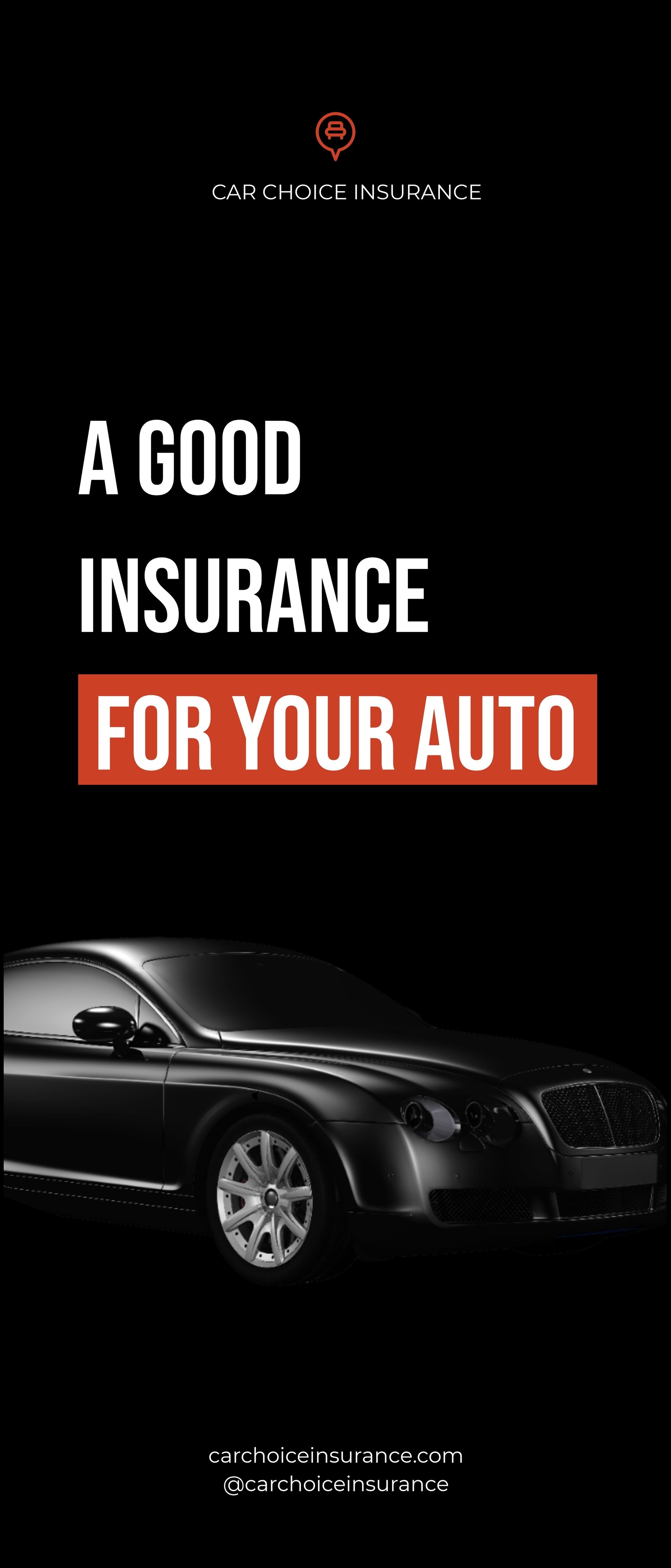 Auto Insurance Rollup Banner Template in Word, Google Docs, Apple Pages, Publisher