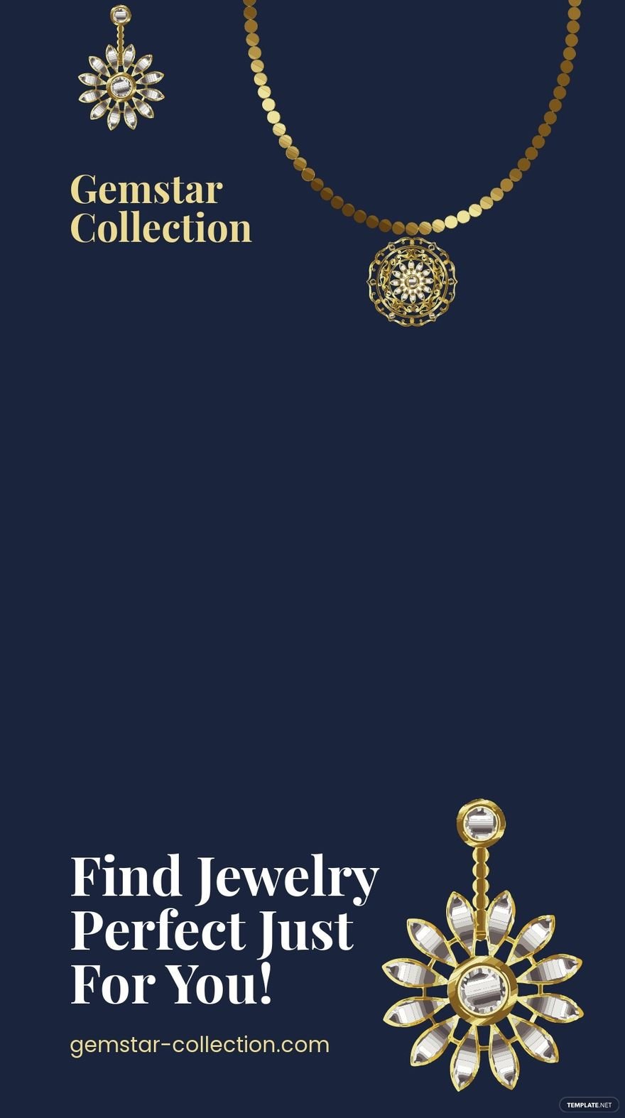 Free Jewelry Collection Snapchat Geofilter Template