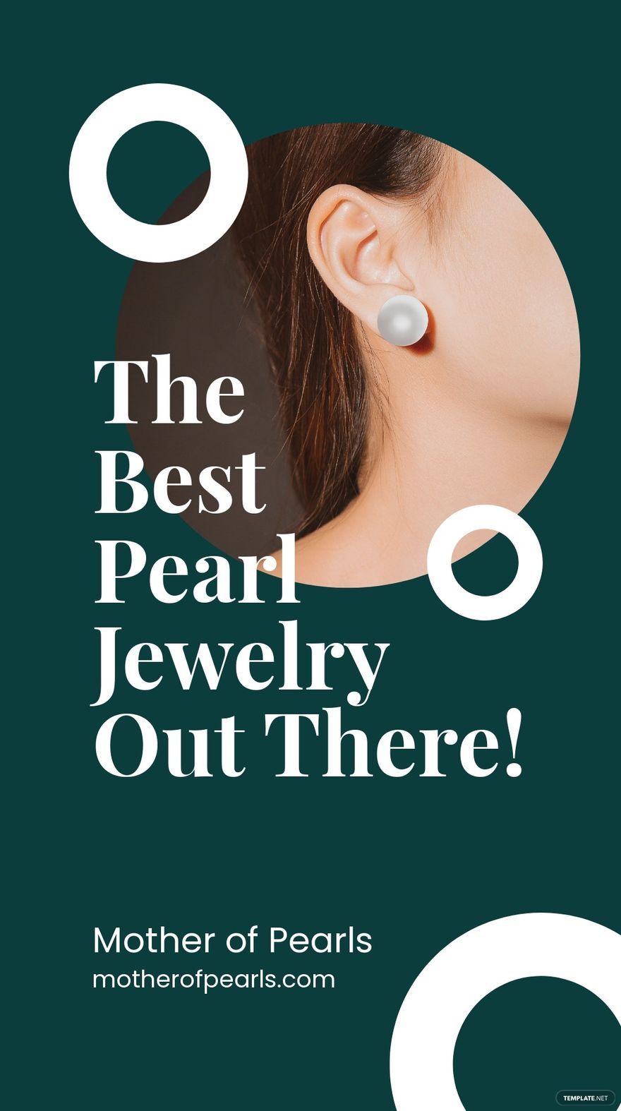 Free Pearl Jewelry Instagram Story Template