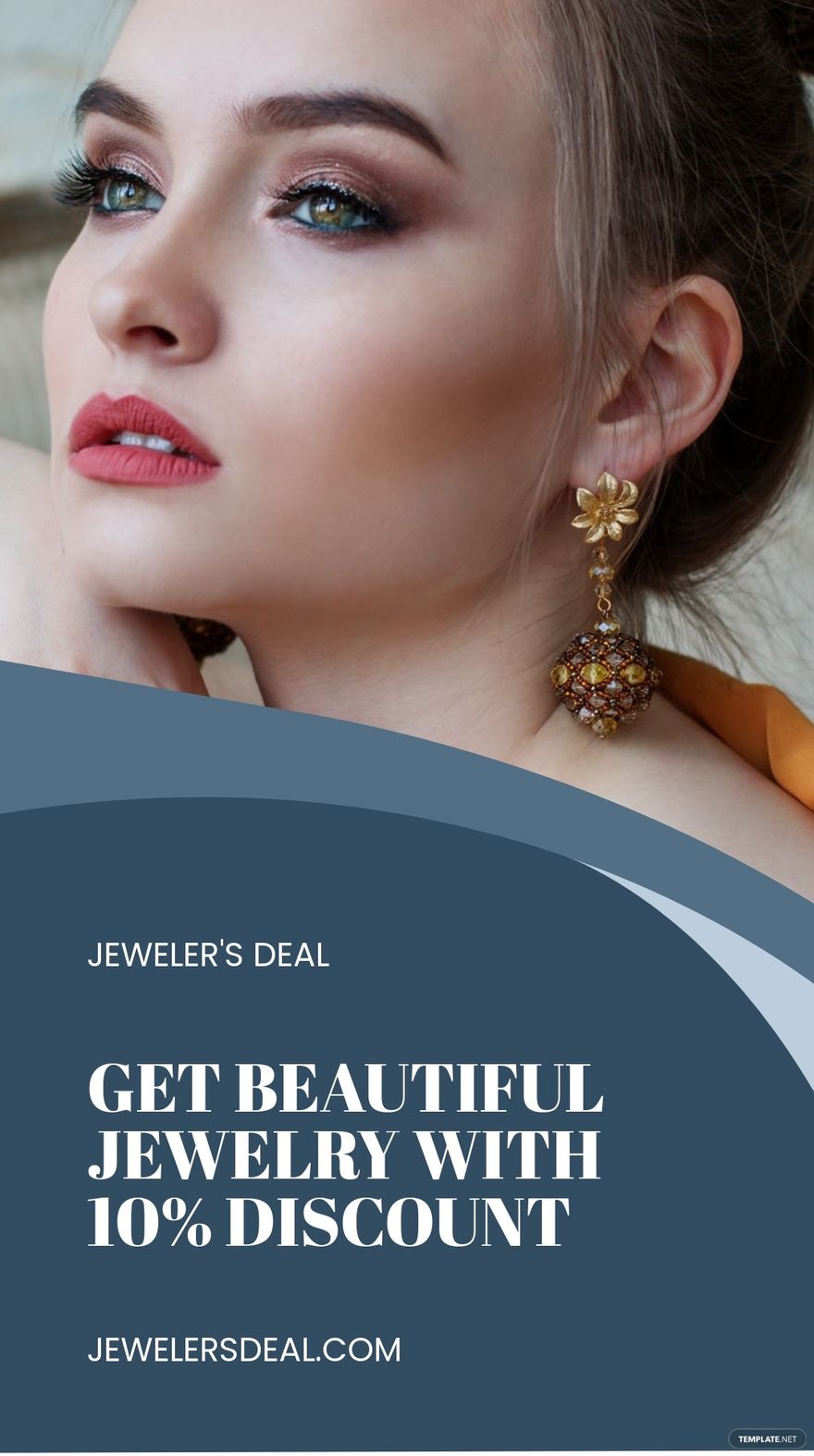 Jewelry Discount Whatsapp Post Template