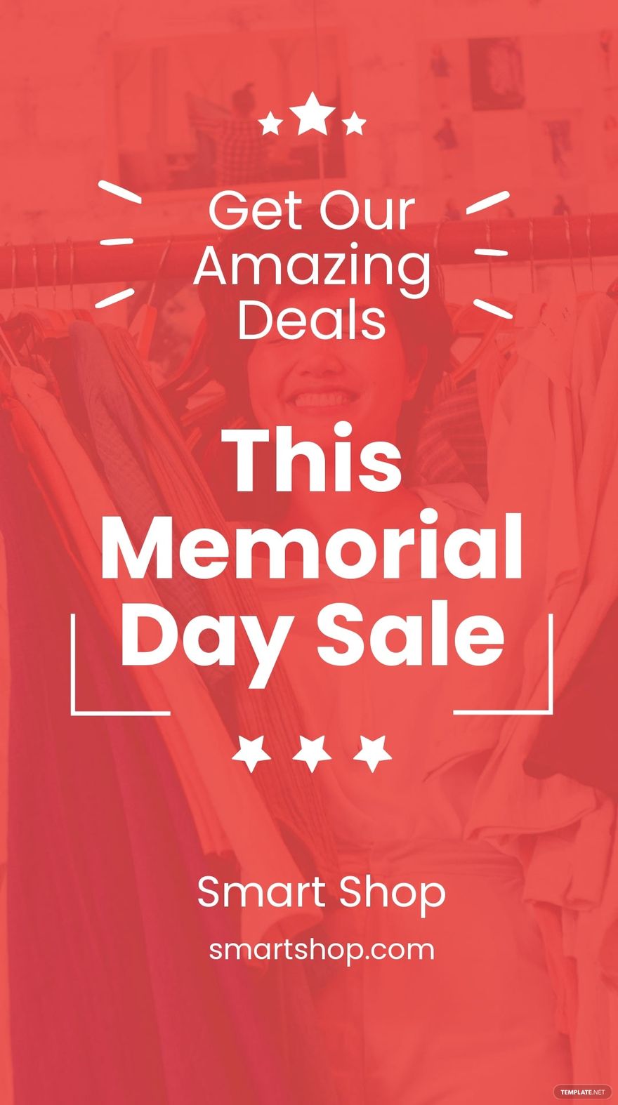 Memorial Day Sale Instagram Story Template