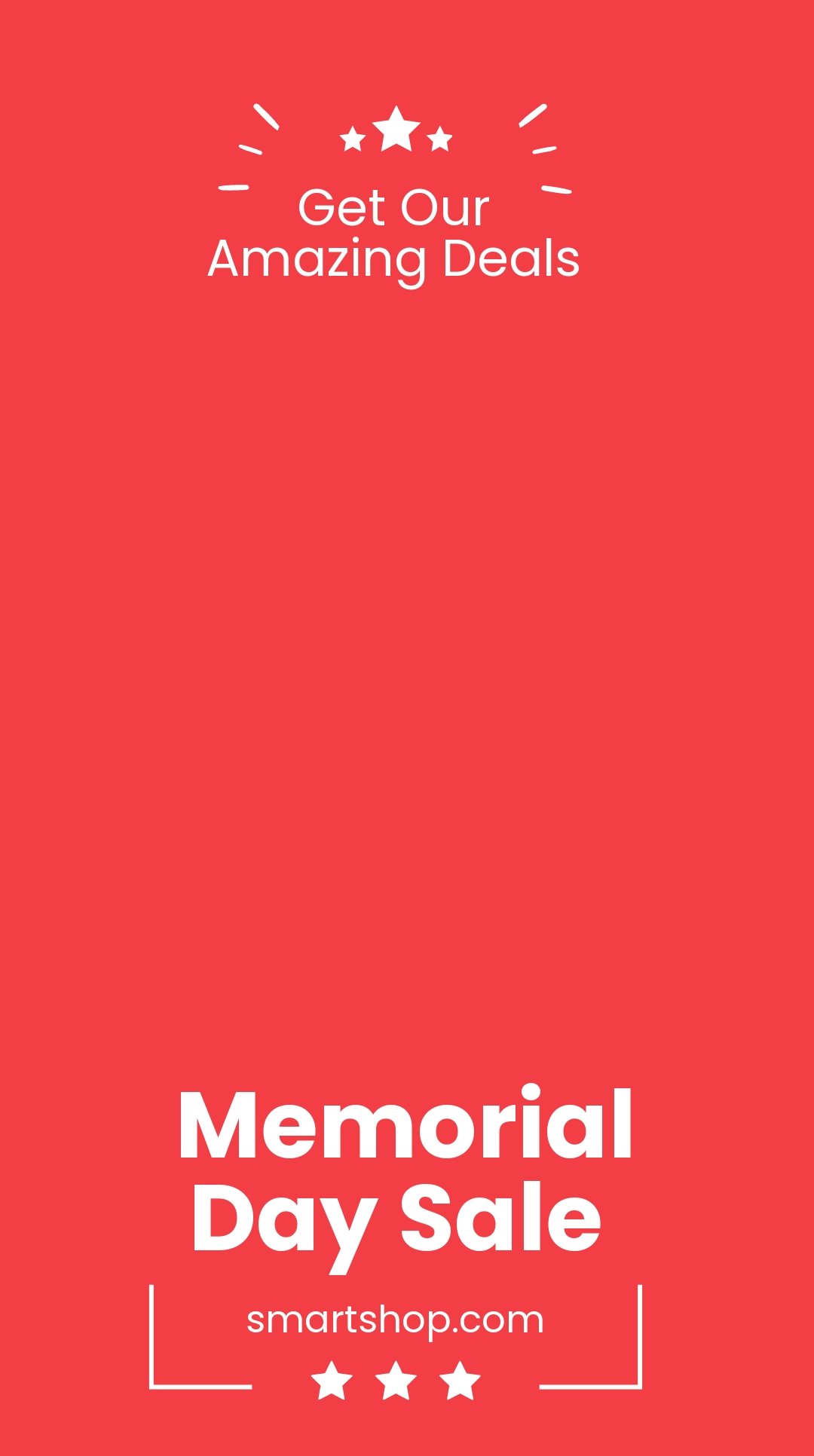 Memorial Day Sale Snapchat Geofilter Template.jpe