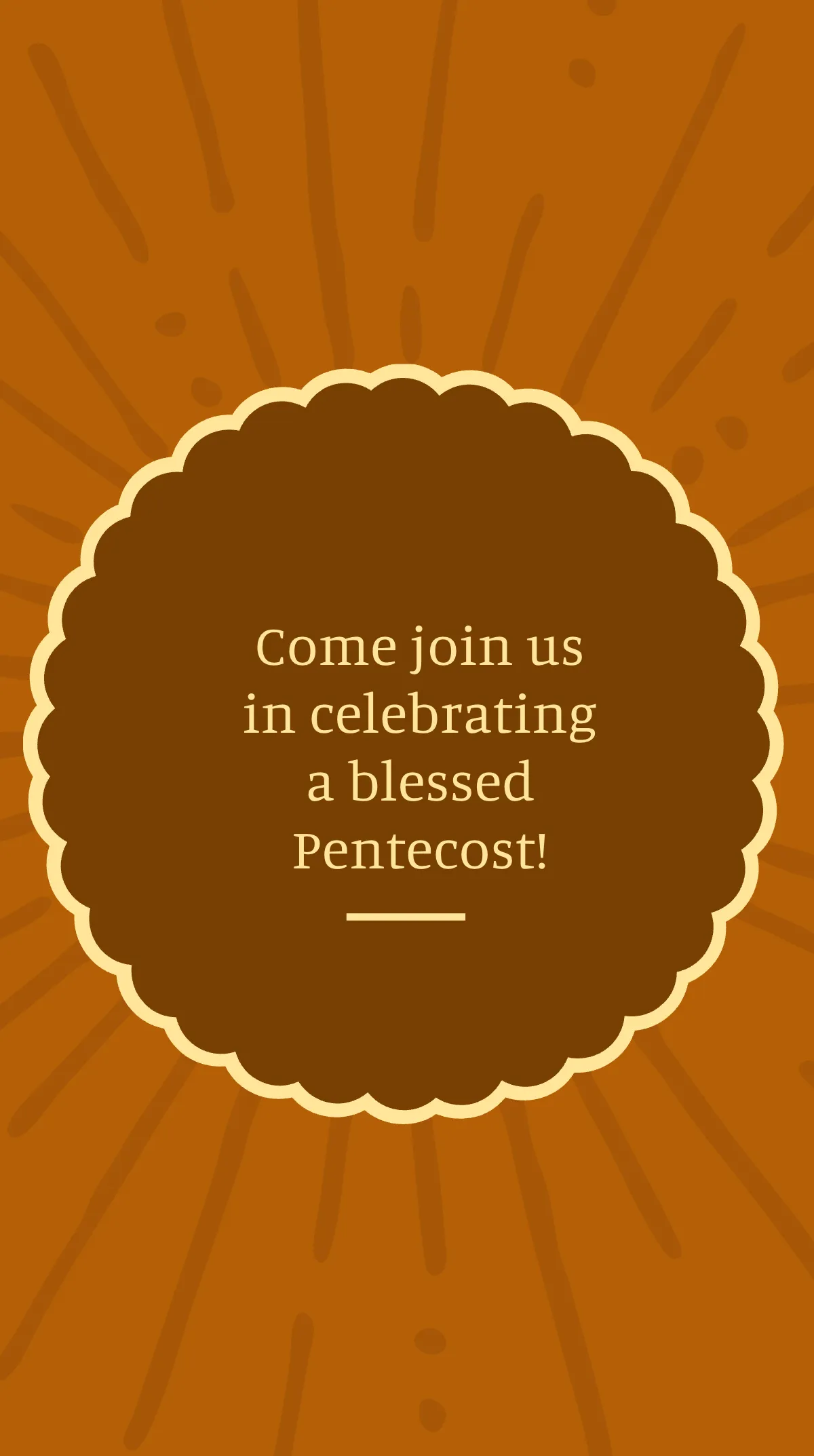 Free Pentecost Sunday Church Instagram Story Template to Edit Online