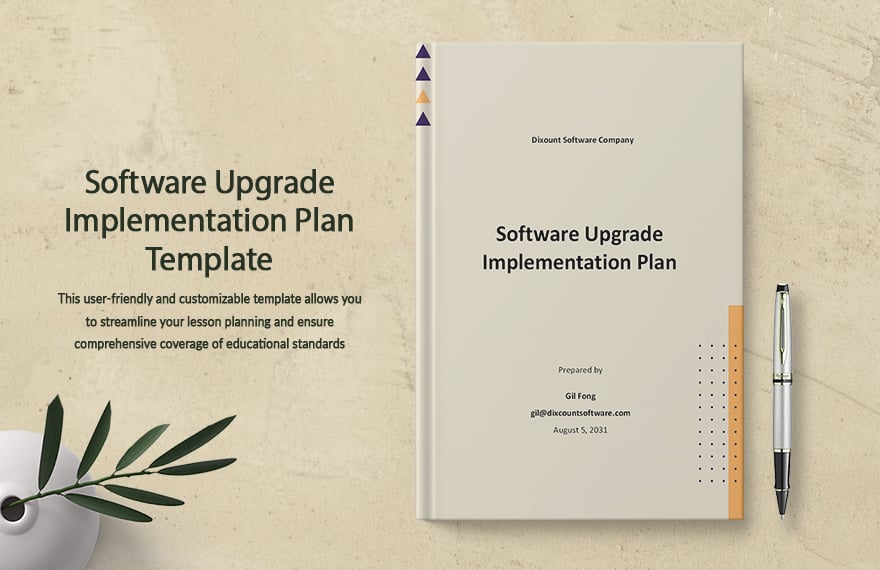 Software Upgrade Implementation Plan Template