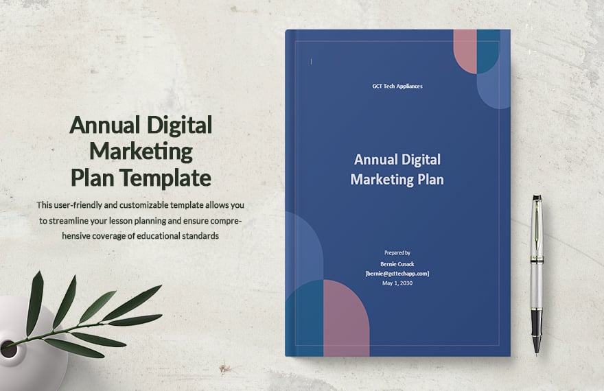 Annual Digital Marketing Plan Template