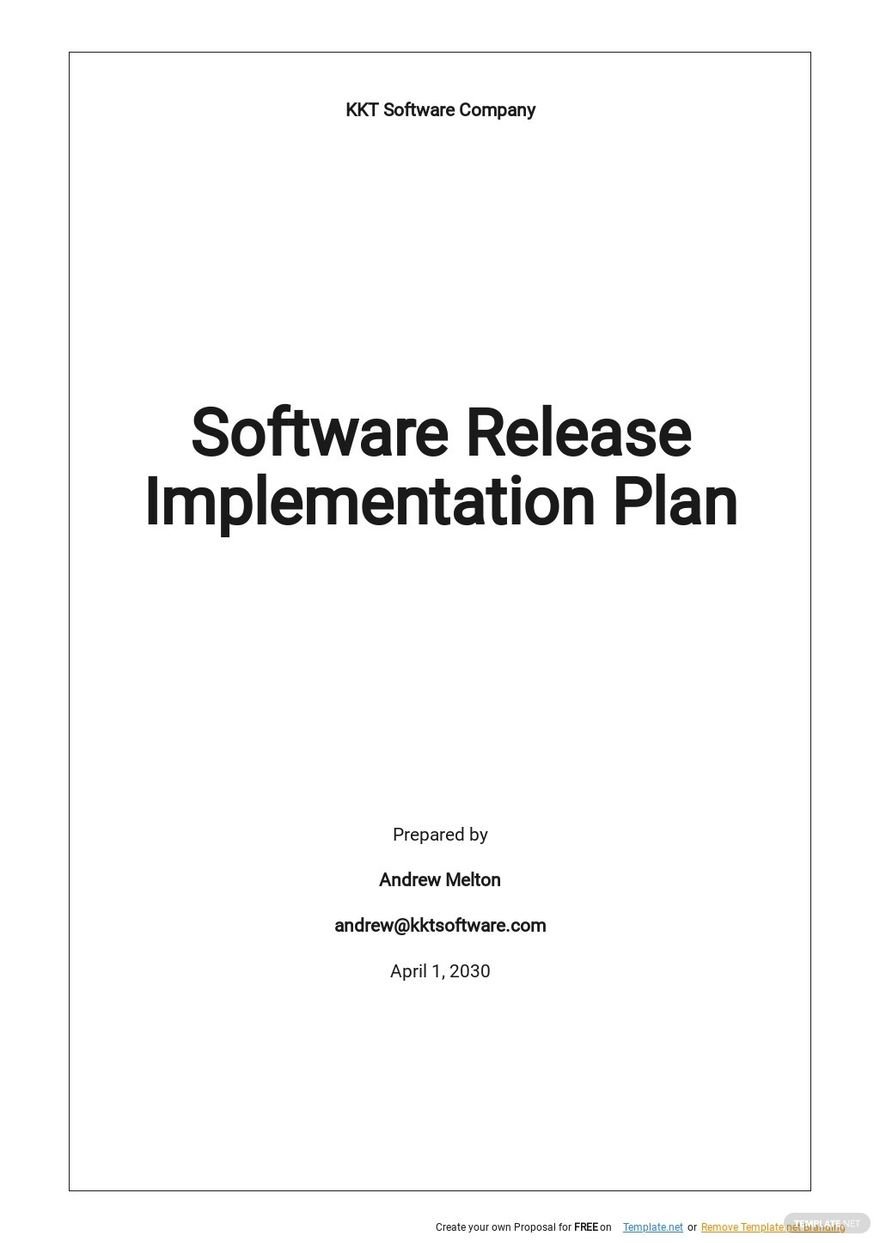 Software Release Implementation Plan Template.jpe