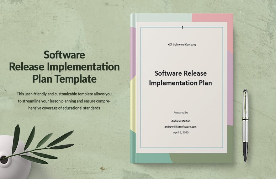 Software Release Implementation Plan Template
