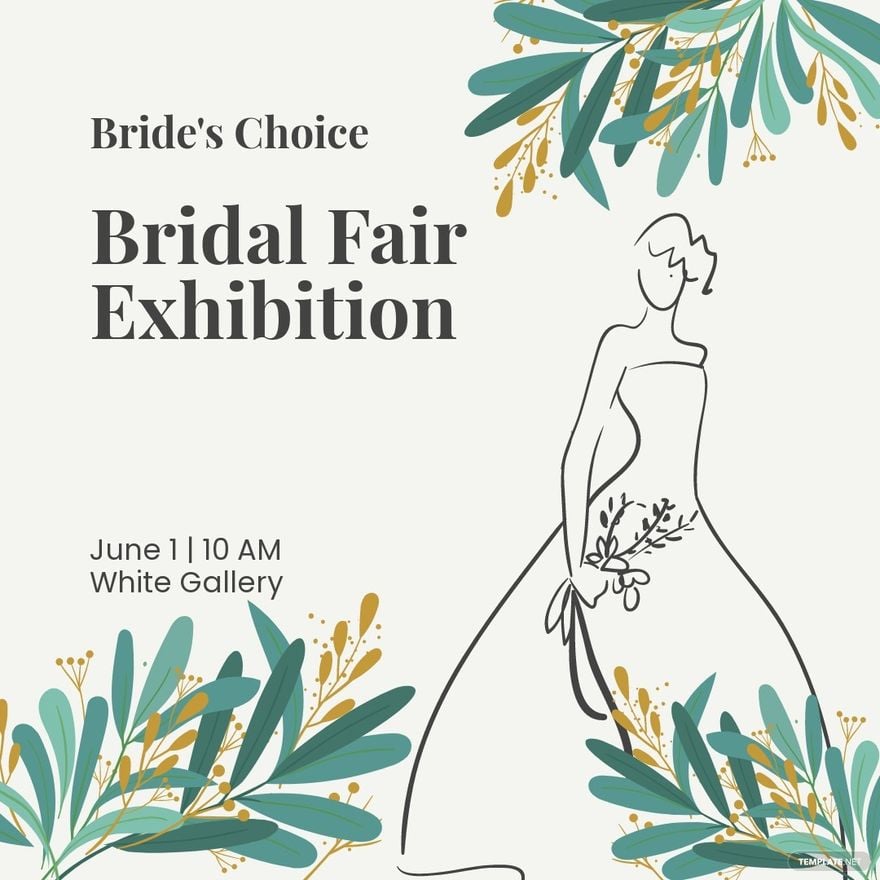 Bridal Fair Exhibition Instagram Post Template