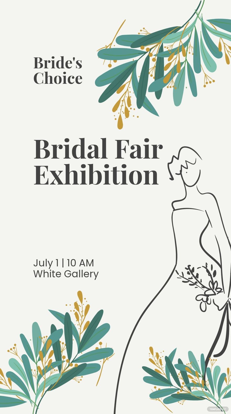 Bridal Fair Exhibition Whatsapp Post Template