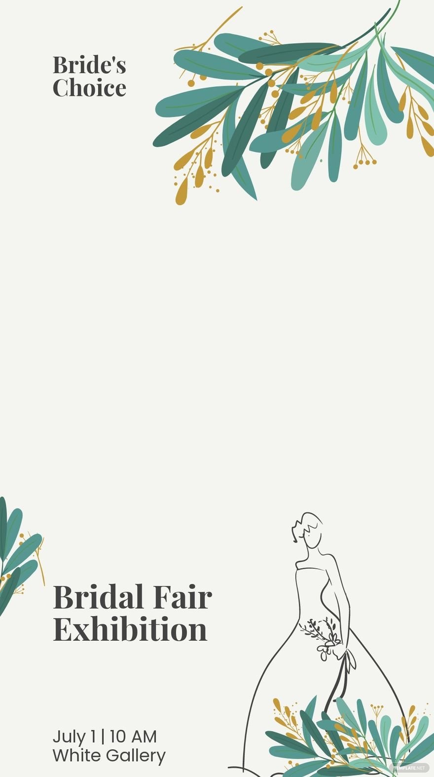 Free Bridal Fair Exhibition Snapchat Geofilter Template