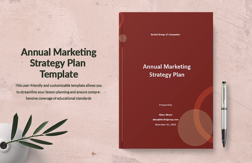 Annual Marketing Strategy Plan Template