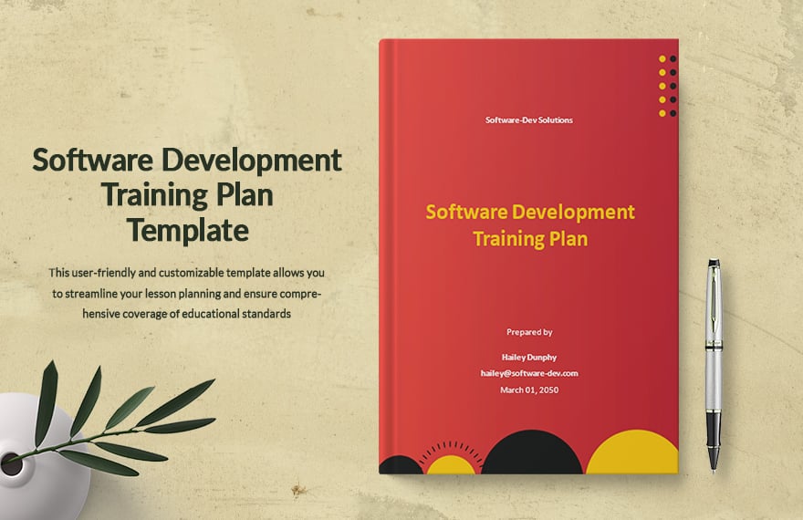 Software Development Training Plan Template