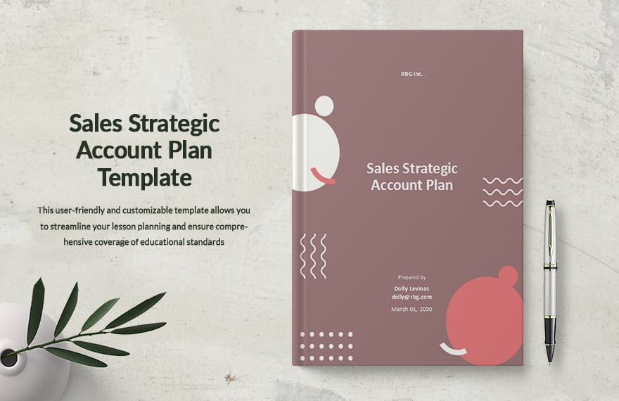 Sales Strategic Account Plan Template