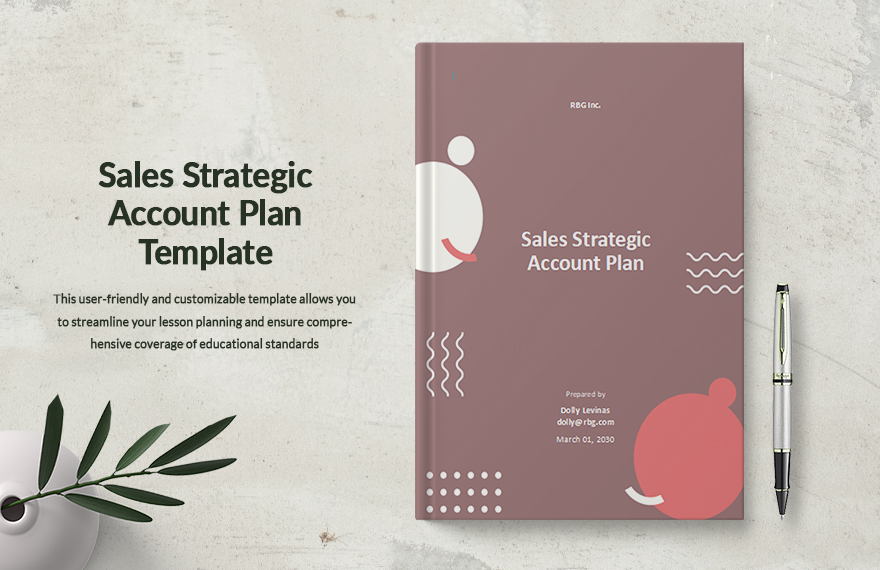 Sales Strategic Account Plan Template in Word, Google Docs, PDF, Apple Pages