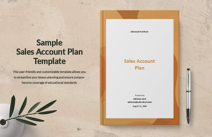 Sample Sales Account Plan Template