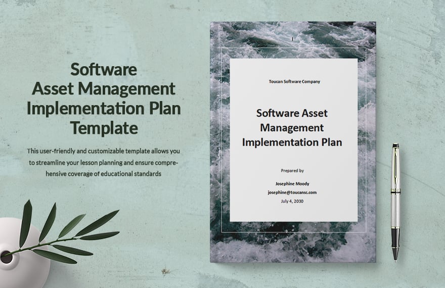 Software Asset Management Implementation Plan Template