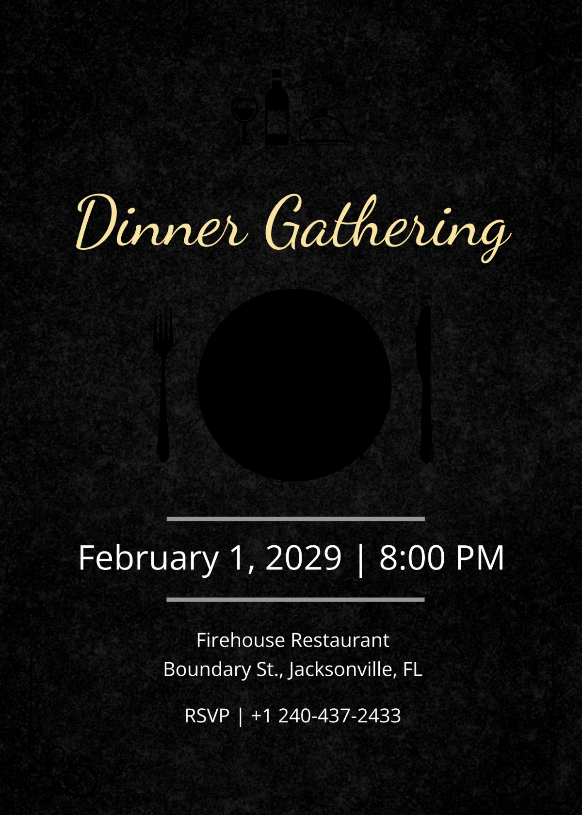 FREE Dinner Invitation Template - Download in Word, Google Docs, PDF ...