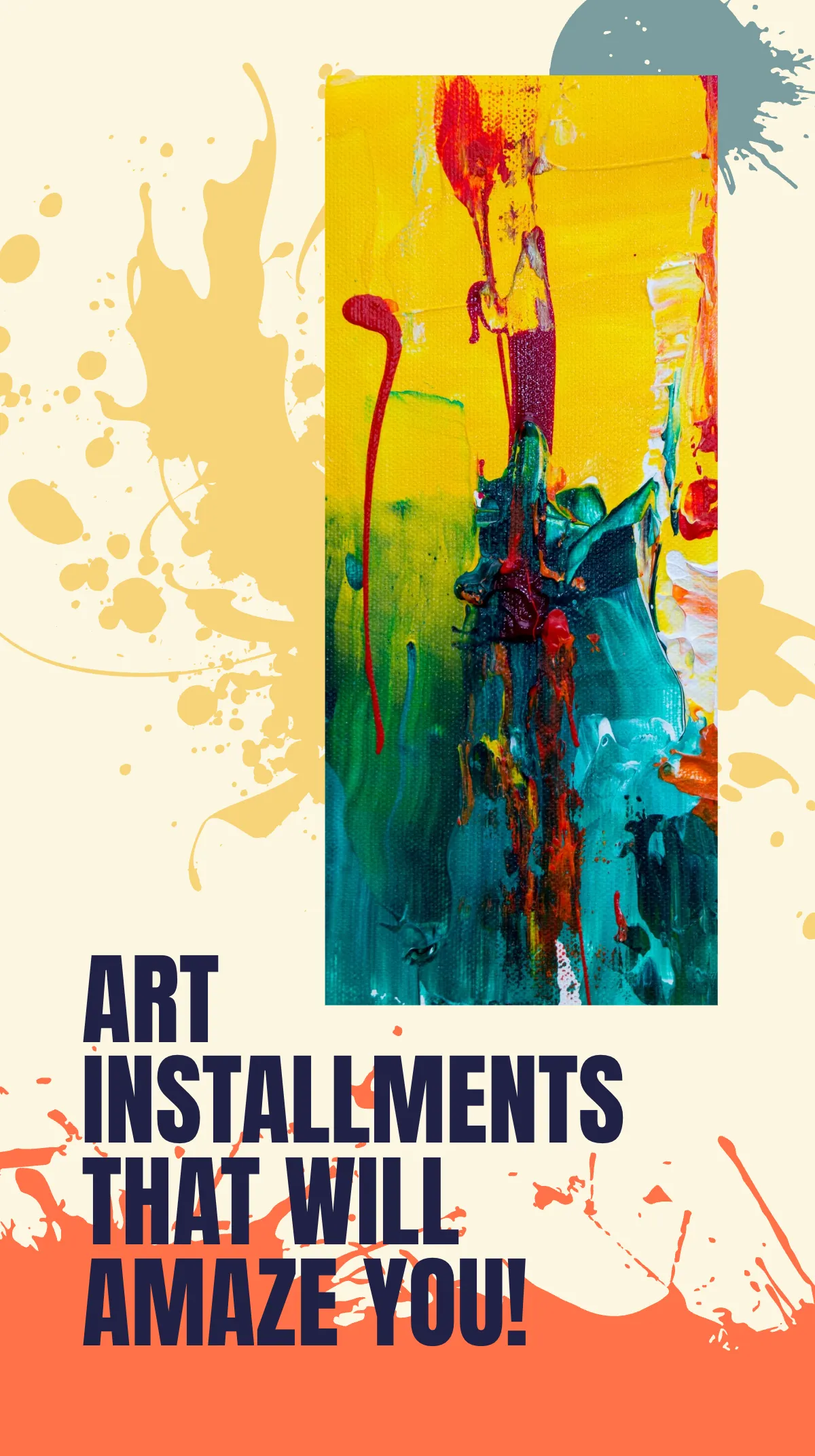 Free Fine Art Exhibition Instagram Story Template to Edit Online