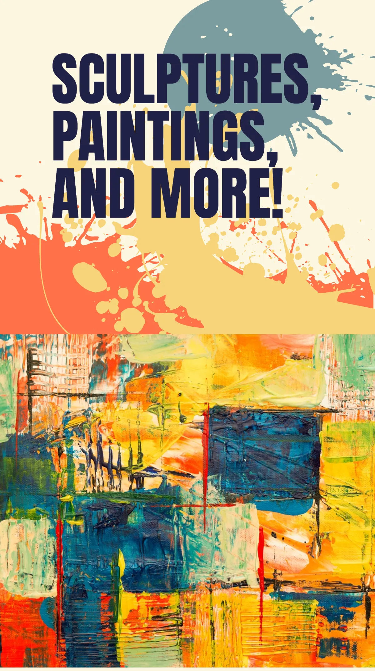 Free Fine Art Exhibition Instagram Story Template to Edit Online